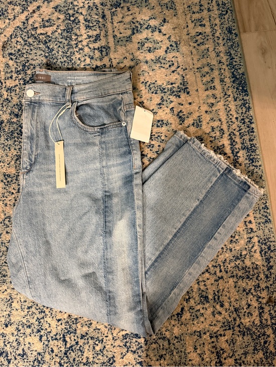 DL1961 Denim - New dl 1961 Patti straight jeans w contrast stripe on sides sz 31